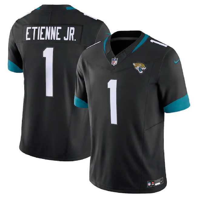 Men & Women & Youth Jacksonville Jaguars #1 Travis Etienne Jr. Black 2023 F.U.S.E Vapor Untouchable Limited Stitched Jersey->green bay packers->NFL Jersey